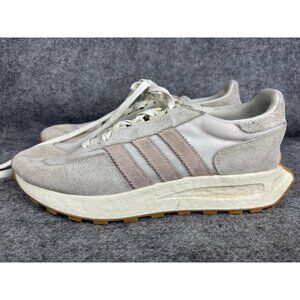 Adidas Retropy E5 Shoes Mens Size 11.5 Gray White Suede Mesh Trefoil Boost Sole